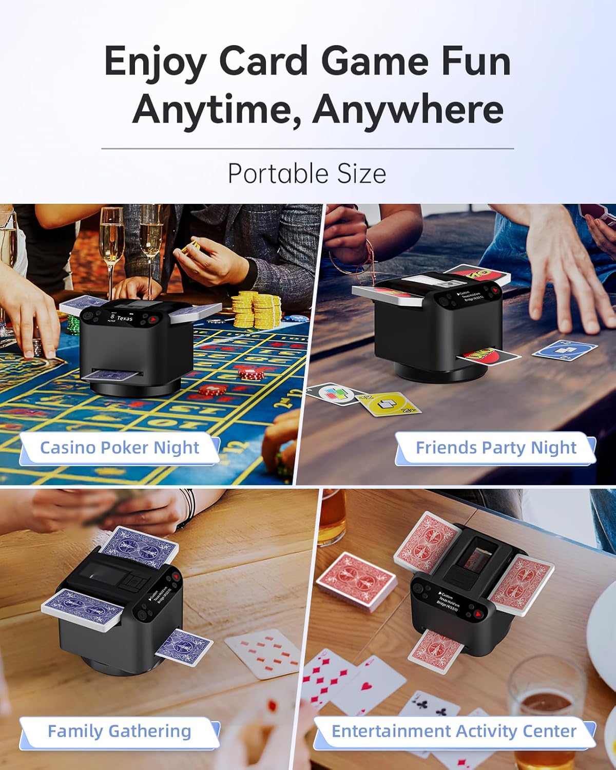 🎲 Automatic Card Shuffler & Dealer – Play Smarter, Play Faster!