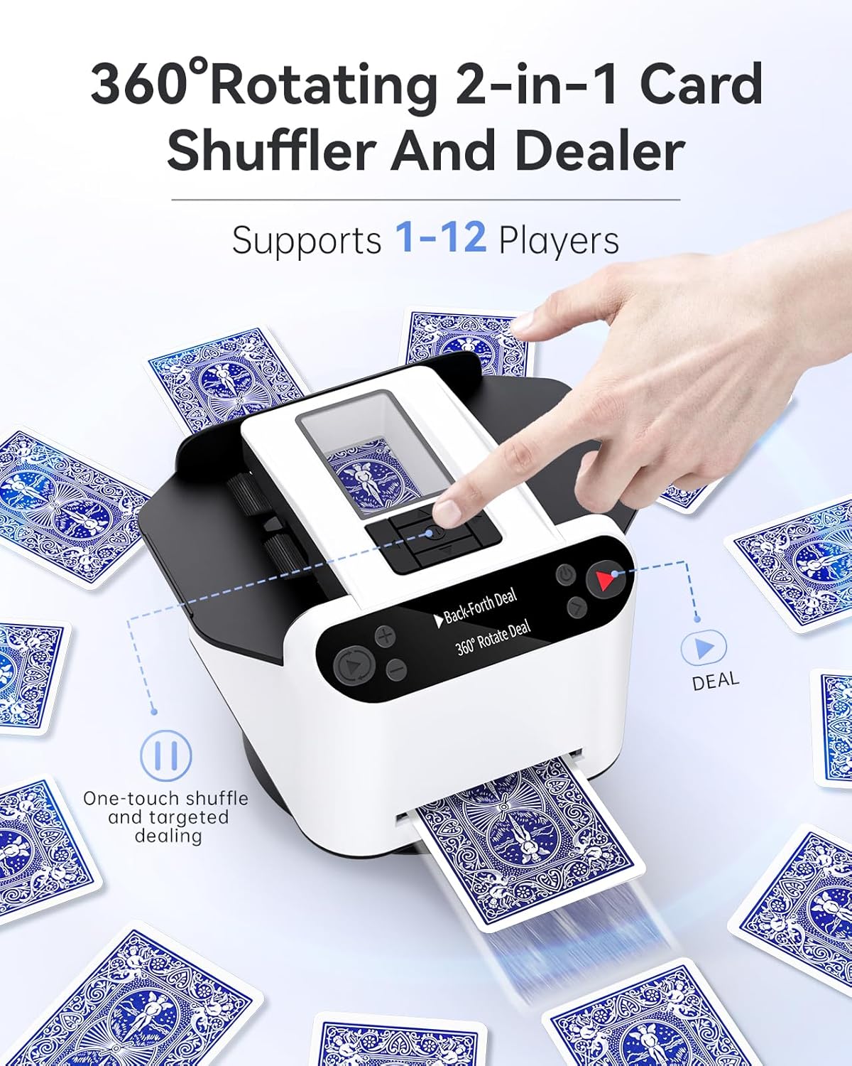 🎲 Automatic Card Shuffler & Dealer – Play Smarter, Play Faster!