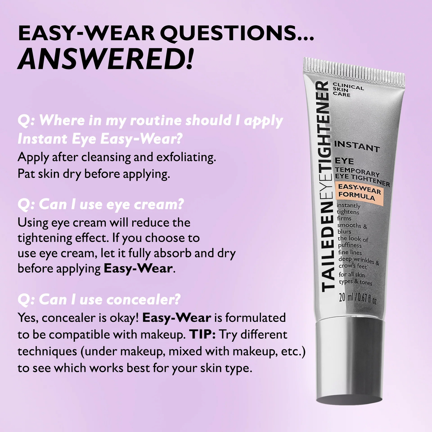 🌸 Instant FIRM Face Tightener Easy-Wear Formula (with Brush FREE !)✨