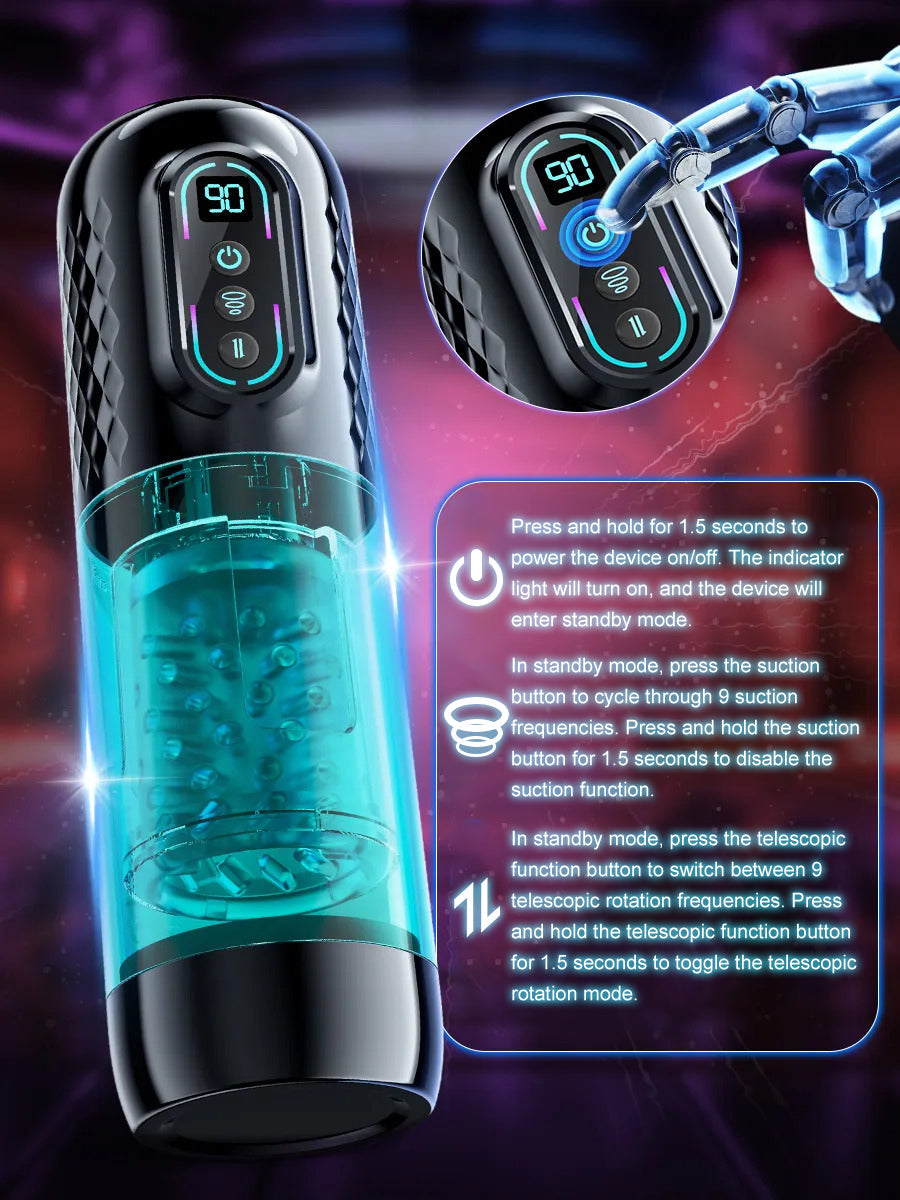 💫【Discreet Delivery】💫-Smart Suction & Stroke Device – Fully Automated for Effortless Enjoyment